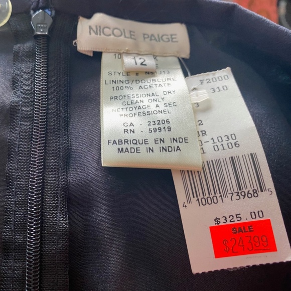 NICOLE PAIGE 100% Silk Multi Coloured Fully Sequin Skirt, US 12 - Picture 5 of 5